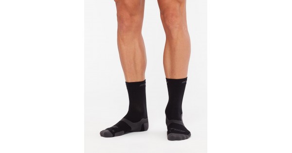 VECTR Light Cushion Full Length Socks Black/Titanium