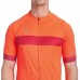 Actuo Neo Racer Fit Cycling Jersey Orange