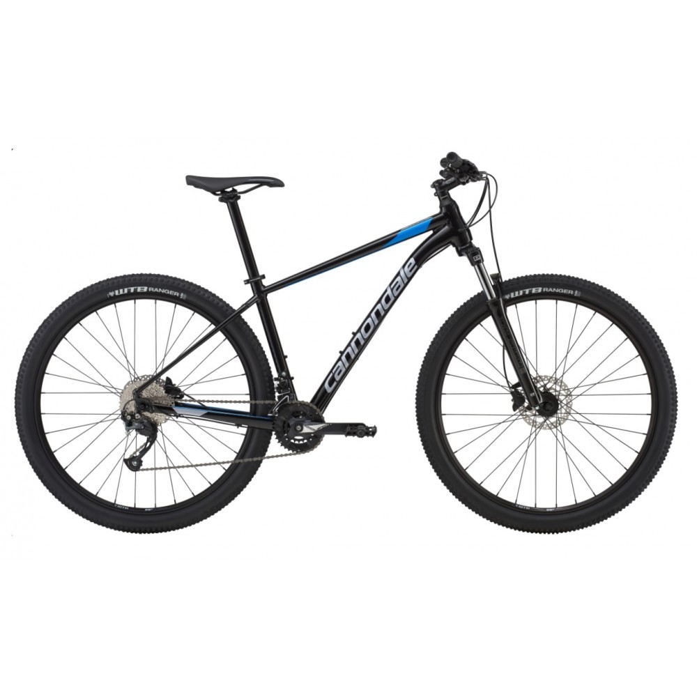 black cannondale mountain bike