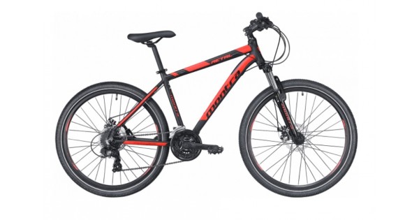 Buy Montra Metal 27-5 MTB Bike 2019 Carbon Black With Neon Red Graphics  Online in india | wizbiker.com