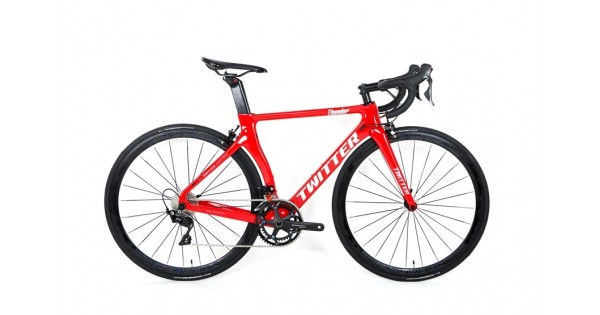 Buy Twitter Thunder Carbon Road Bike Red Online in india