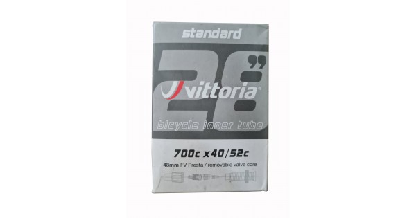 Buy Vittoria 700 40 52C Presta 48mm Standard Bicycle Tube Online