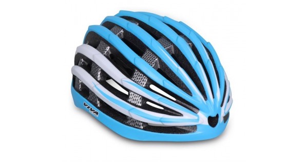 Buy Viva H 500 JR Cycling Helmet Blue White Online in india